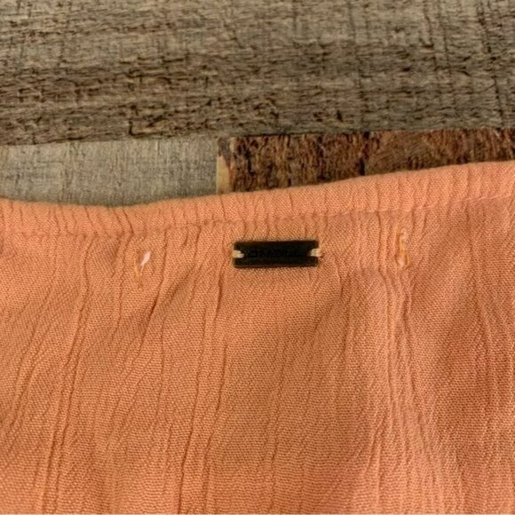 O’Neill Phaedra beach color block dress orange navy yellow pink size small - Picture 8 of 10